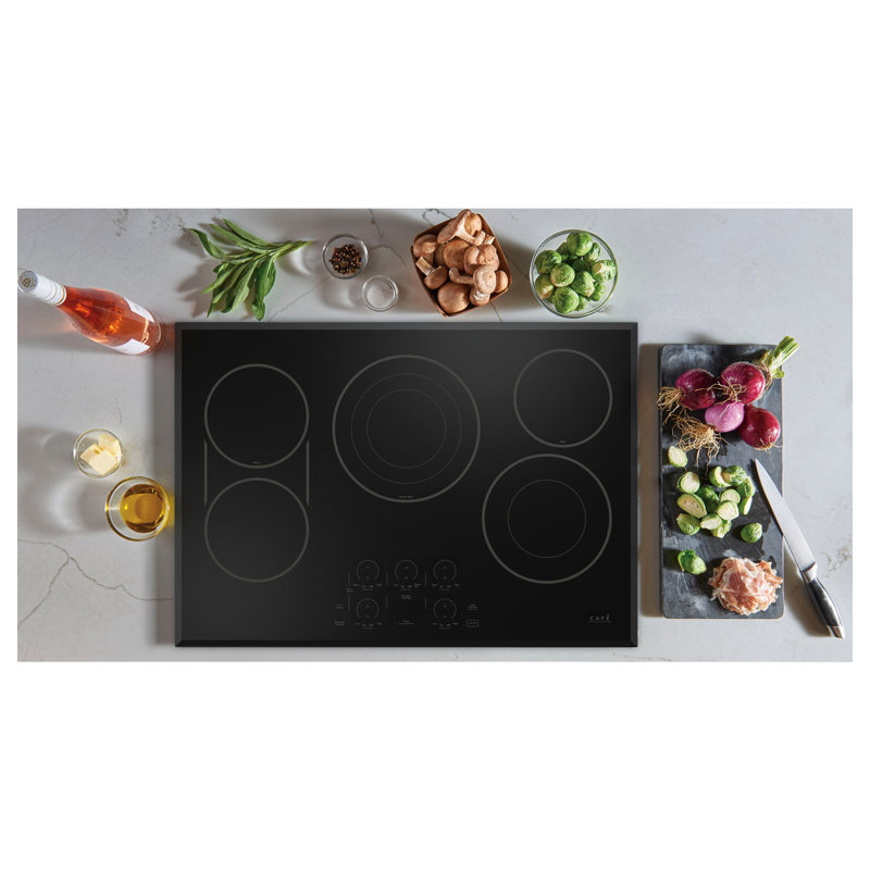 29.88" Electric Cooktop with 5 Elements, Black
