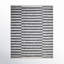 Louella Striped Handwoven Area Rug in Black/Gray-87332425
