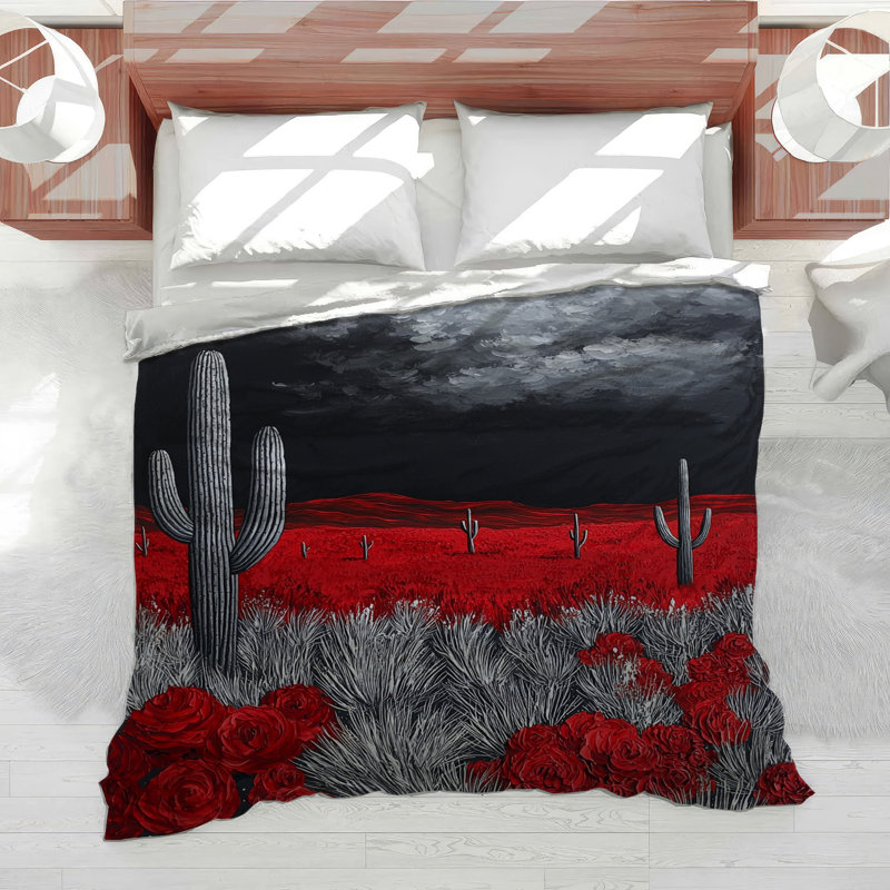 Desert Landscape Bedding Nature Duvet Cover Southwestern, Twin Duvet Cover