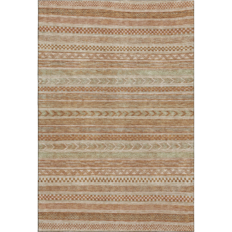 Premium Machine Washable Marasco AMF1625 Stripes Rug