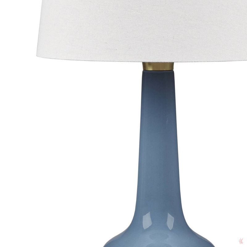 Ceramic Genie Table Lamp, Blue/Gold