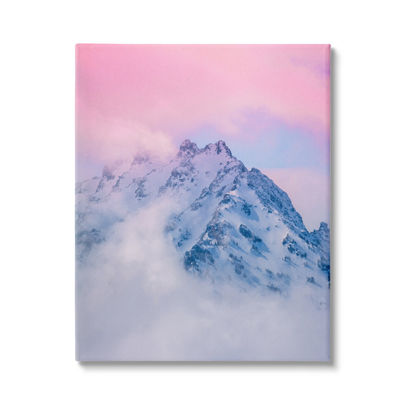 «Foggy Mountain» par Jared Kreiss, H 20 po x l 16 po x P 1,5 po