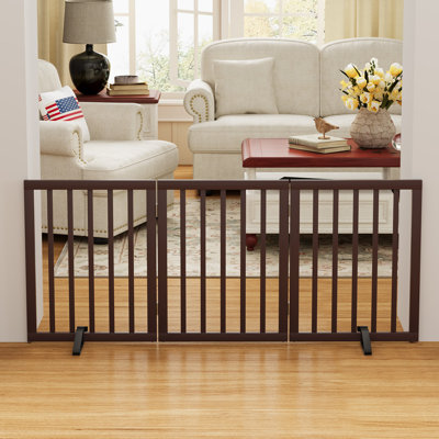 Bamboo Free Standing Pet Gate