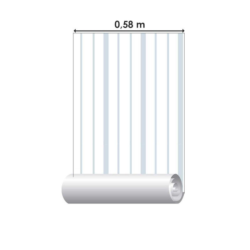 Rouleau de papier peint adhésif L 126 po x l 24 po Hayesville