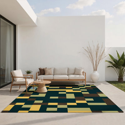 Tapis intérieur et extérieur Cubic