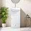 Ensemble de meuble-lavabo simple autoportant moderne de 18 po pour petits espaces-83065978