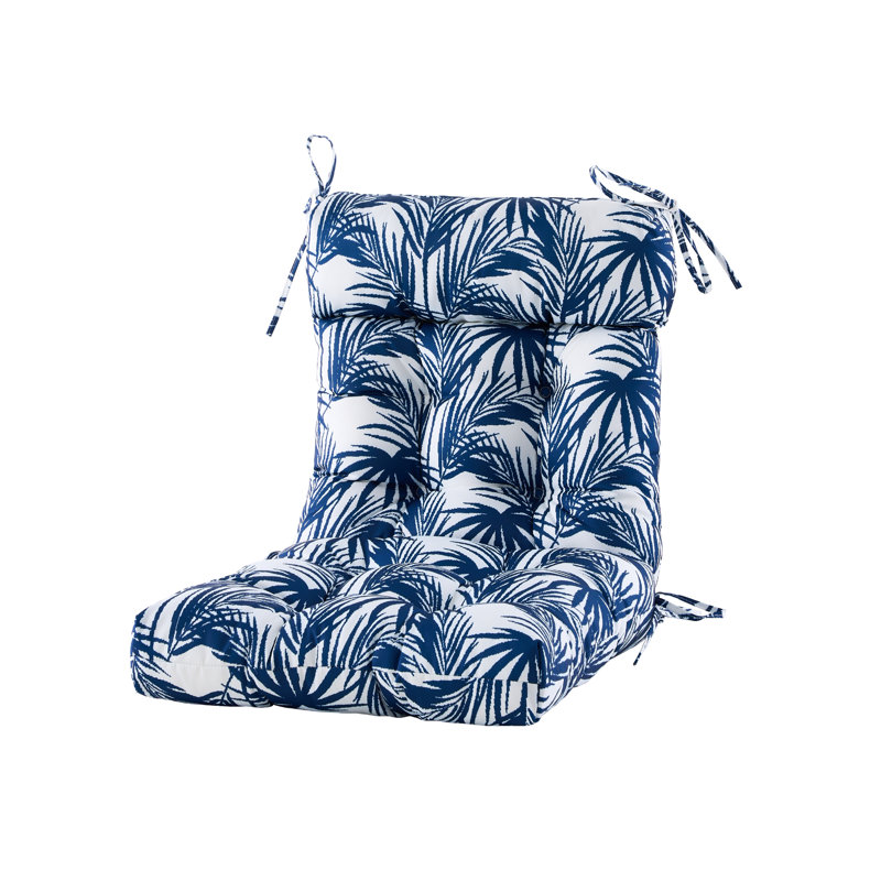 Outdoor 4'' Seat / Back Cushion, Blue 