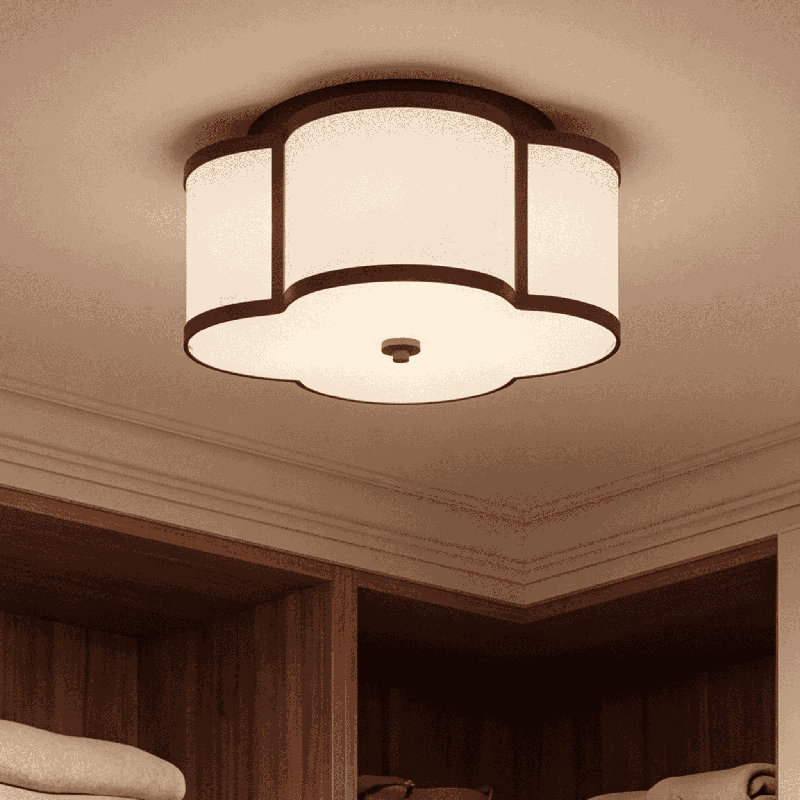 Luxton 3-Light Flush Mount in Bronze, Bronze, 11.75" H x 16" W x 16" D
