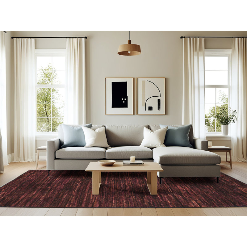 Abstract Indoor Rug, Rectangle 6' x 9'