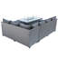 Right Facing Corner 9 Seater Fire Pit Set With Bench And Stool & Furniture Cover-1398532097