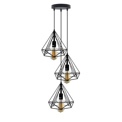 Boyster 3 - Light Black Cluster Pendant