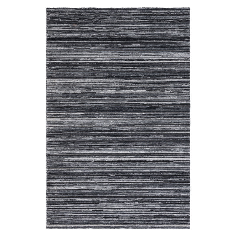 Tapis Elements 701 noir / gris, Rectangle 3 pi x 5 pi