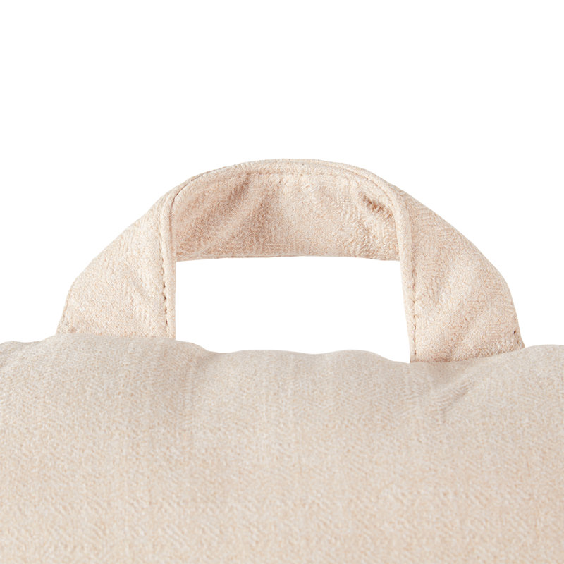  Polyester Bedrest Pilow, Cream