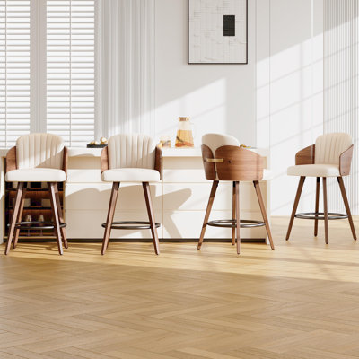 Tabourets de comptoir pivotants de 26 po (ensemble de 4)