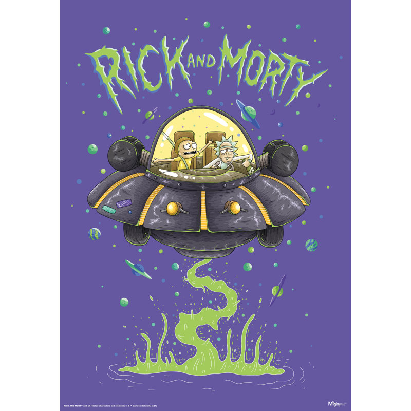 Rick et Morty (espace), impression murale
