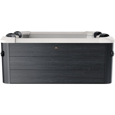 MSpa 4 - Jet ABS, Plastic Round Plug And Play Hot Tub in Grey