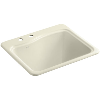 River Falls Metal Rectangular Drop-In Bathroom Sink