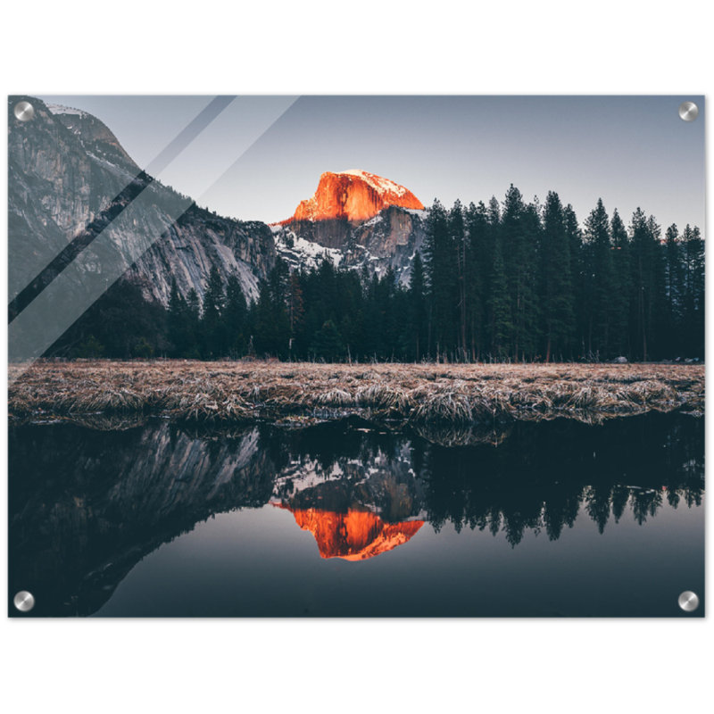Art mural Yosemite Sunset, H 24 po x l 32 po x P 0,12 po