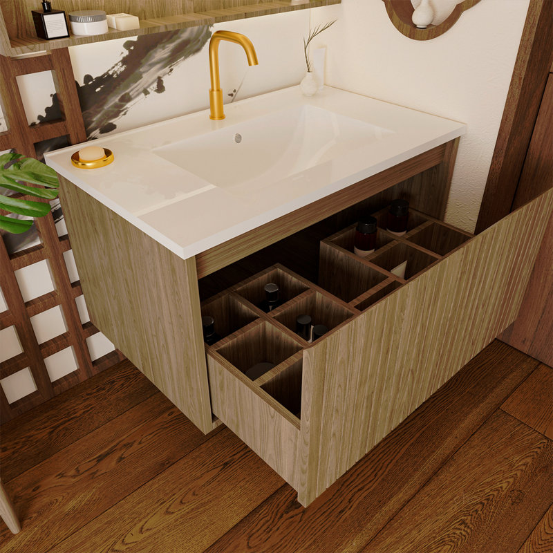 Armoire de meuble-lavabo 30 po sans lavabo en céramique