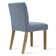 Dawniel Set of 6 Linen Upholstered 18.5'' Seat Height Solid Wood Dining Chair