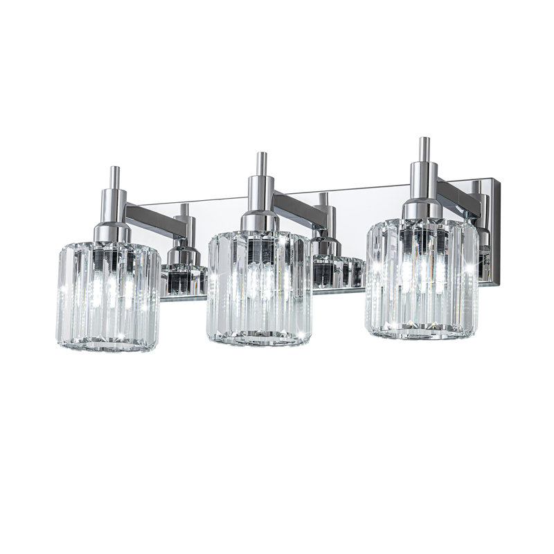 Dimmable Vanity Light, 3 Lights, Chrome