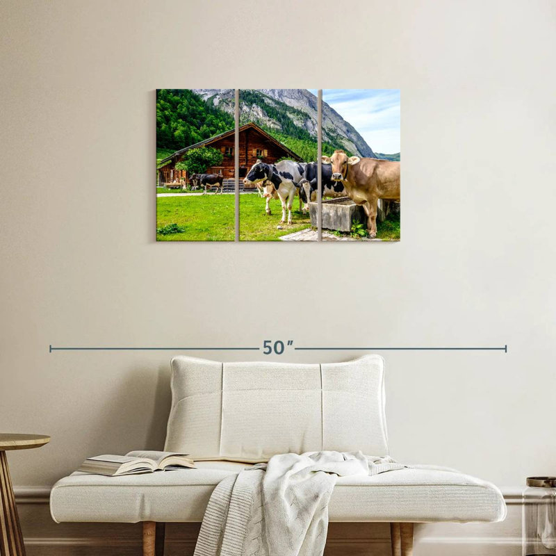 Brampt Karwendel Cows, 20" H x 33" W