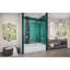 Porte de douche coulissante simple sans cadre de l 68 po x H 76 po avec la technologie ClearMax™ Enigma-XO-30285505