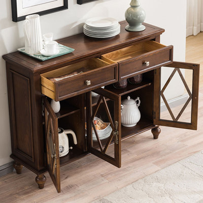 American-Style Retro Multi-Functional Large-Capacity Sideboards
