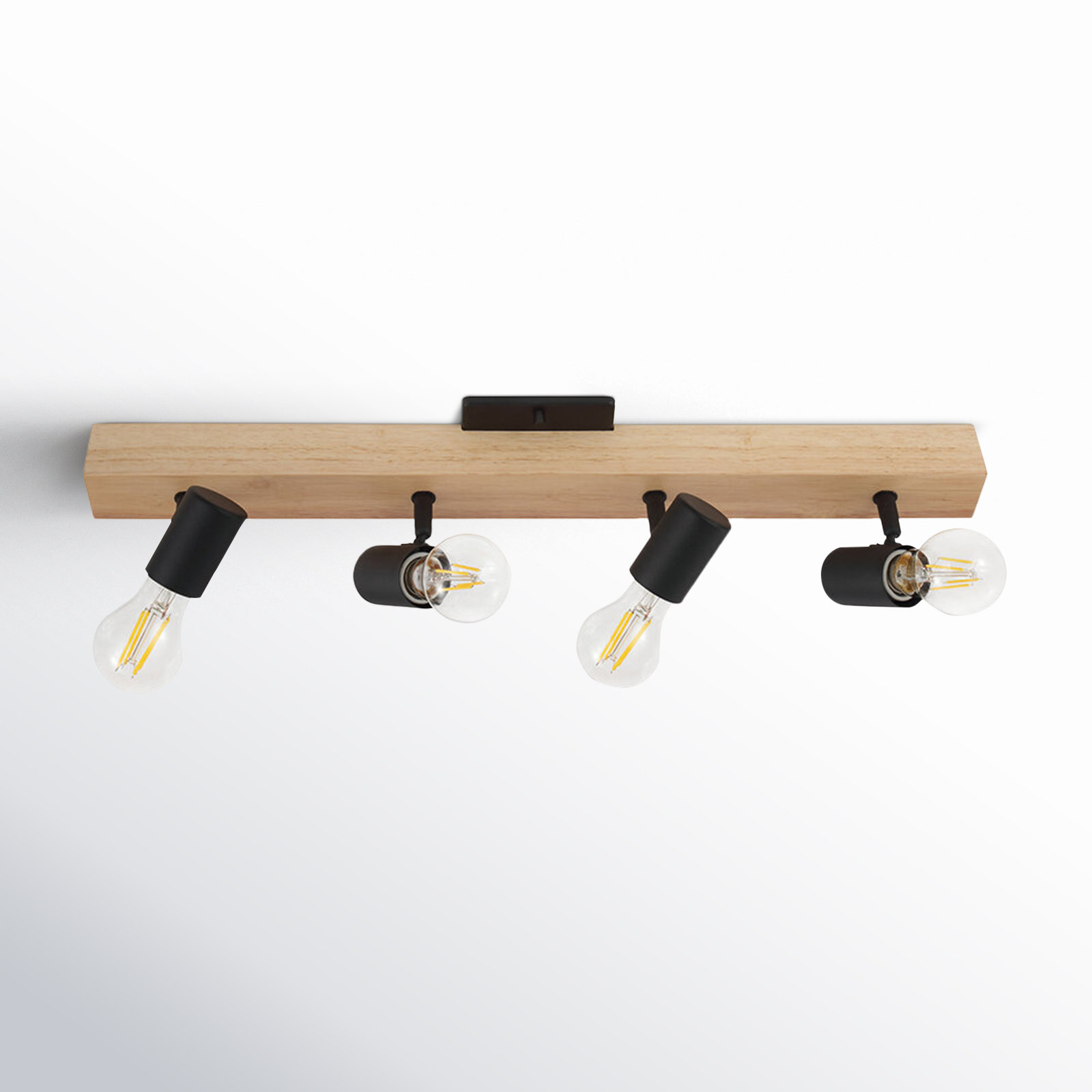 Prisha Matte Black Adjustable Track Head