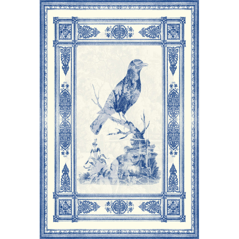 Toile De Jouy I, H 12 po x l 8 po