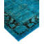 Tapis bleu noué à la main de conception unique Holsworth - bleu