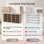 16 Pair Shoe Storage Bench-1582865358