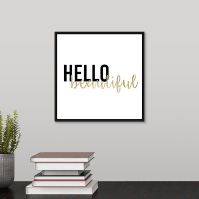 « golden quote i », art textuel sur toile