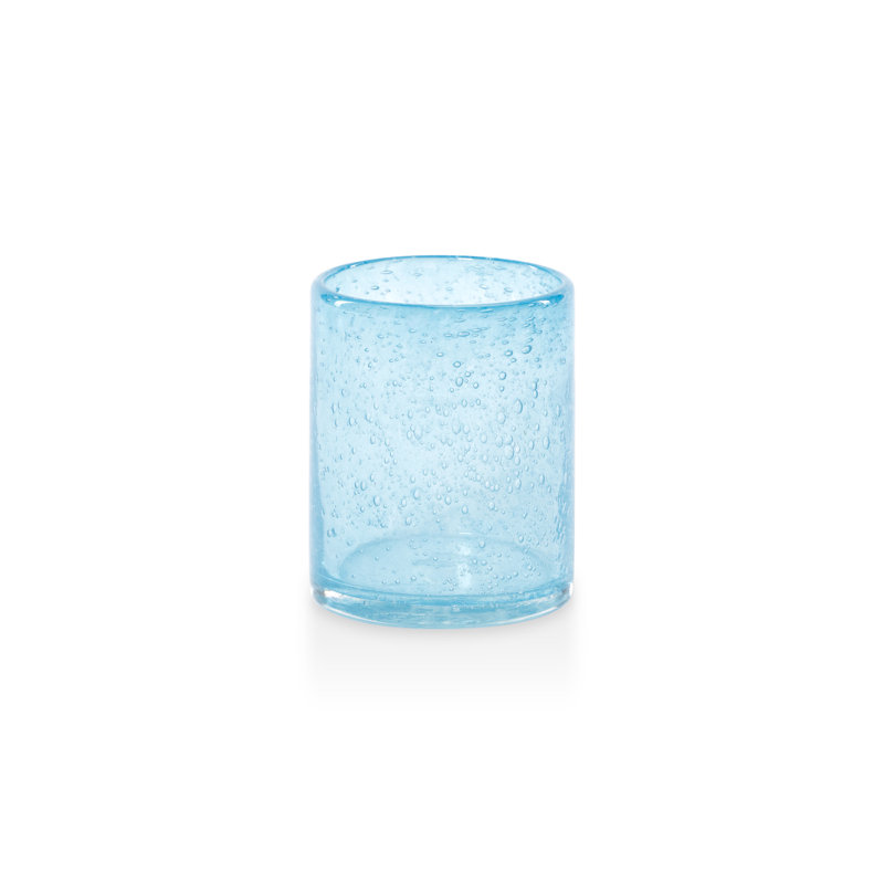 Verres à bulles Antibes, ensemble de 4, Bleu