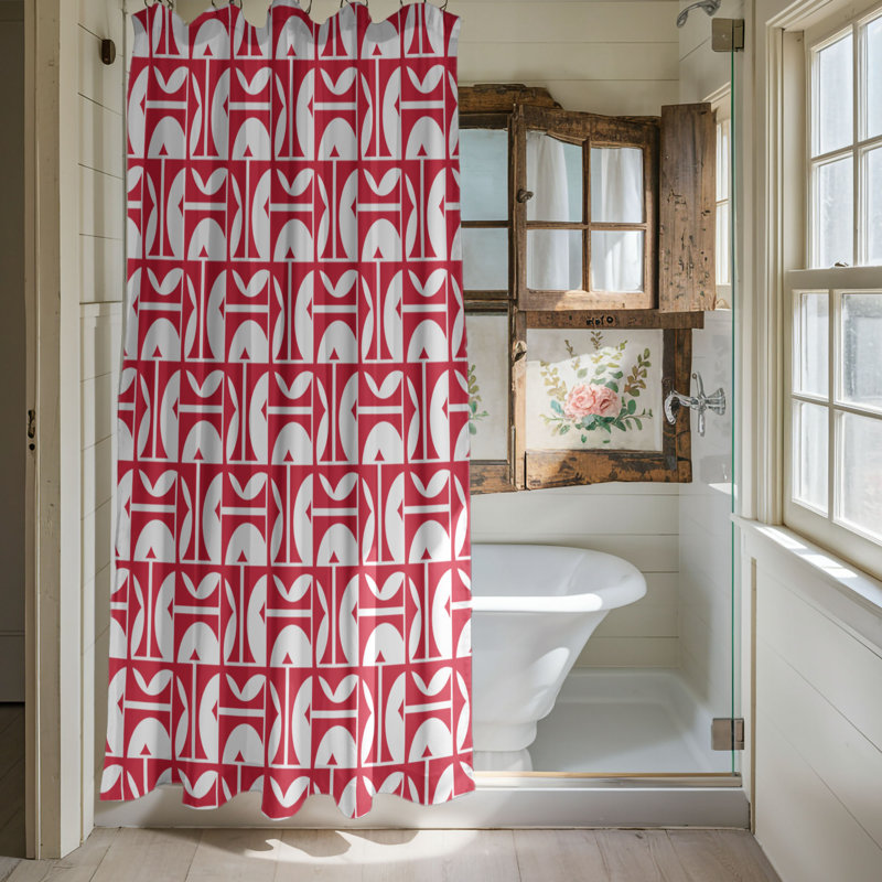 Black Ruby - Premium Shower Curtain, 74"H x 71"W