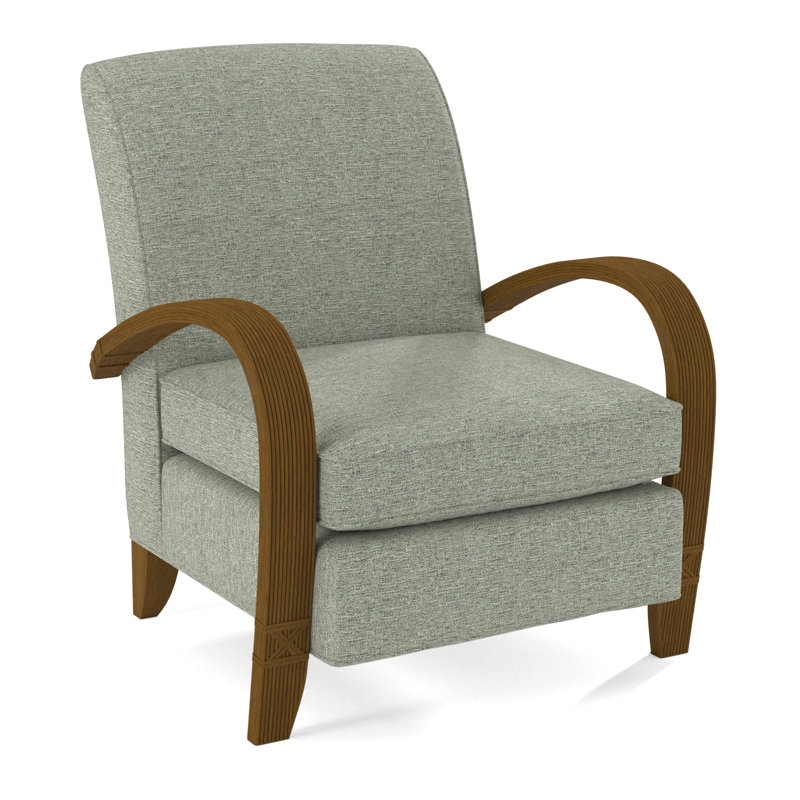 Vero Armchair, Havana, Beige Performance Fabric; 0851-73
