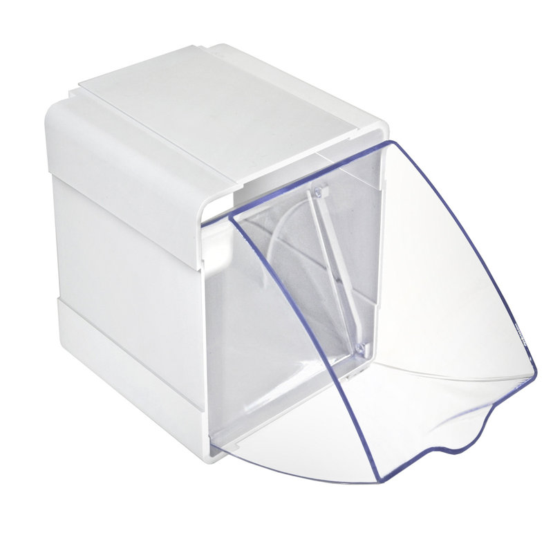White Stackable Tilt Bin Counter Organizers 8-Pack