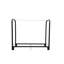 Porte-bûches robuste en bois Artibear pour support de bûches en métal
