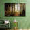 «Golden Light Nature Path», reproduction d'art sur toile, 1P