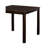 Transitional Style Dining Table Set. Square Shape Table Slat Back Chair Dining Room