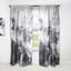 Panneau de rideau simple semi-diaphane avec passe-tringle Abstract-72143395