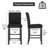Hort Upholstered Counter Stool with Solid Wood Frame-1362858621