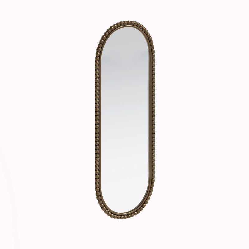 Miroir rétro Iron Art, Doré