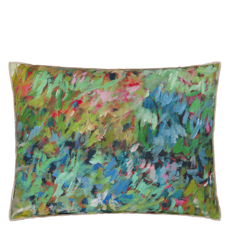Foret Impressionniste Forest Decorative Pillow