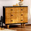 Buffet en bois massif noir