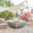 Aurora 34" Liquid Concrete Fire Table-34354503-40790658