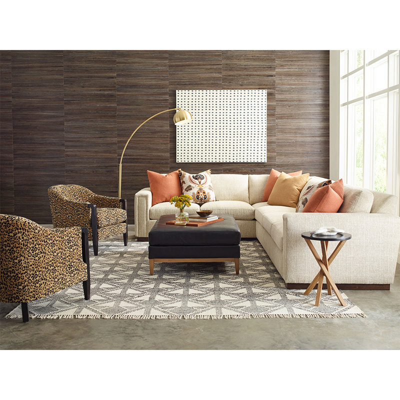 Rouen Barrel Chair, Ebony, Friendly Natural