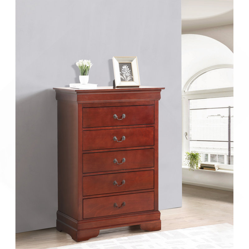 Commode Louis Phillipe G3100-CH, cerisier, Cerisier