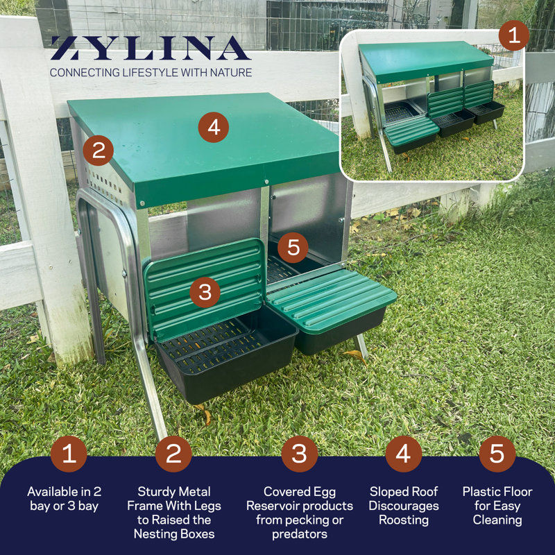 Nesting Box With Legs - 2 Bays