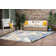 Vannesa Floral Reversible Flatweave Polypropylene Indoor / Outdoor Area Rug - Navy 